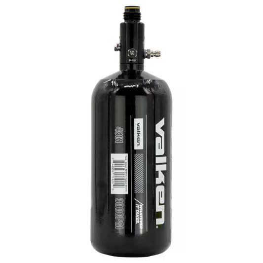 Valken 48/3000 HPA Paintball Air Tank showing barcode 