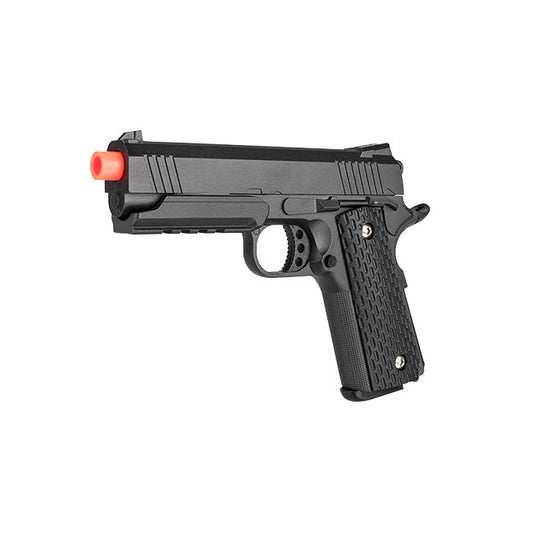 Full Metal 1911 Warrior Spring Airsoft Pistol, Shoots 255 FPS