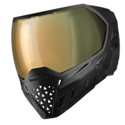 Empire EVS Black/Black with Gold Mirror Lens