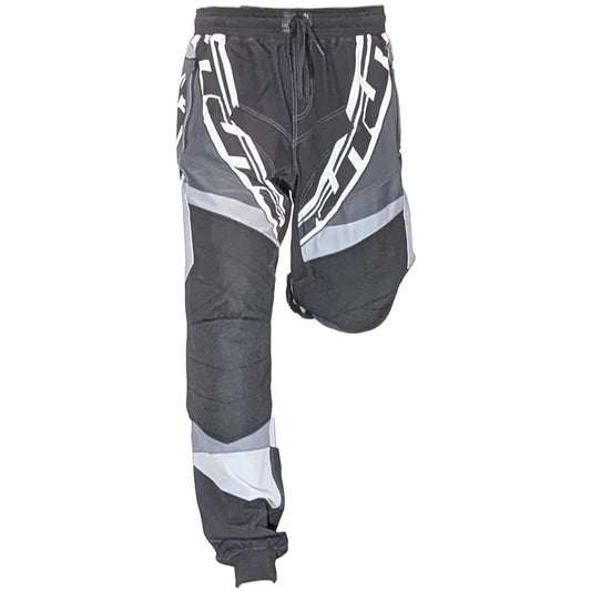 JT Pro Jogger Racing Frost Black Grey White front view with left knee up