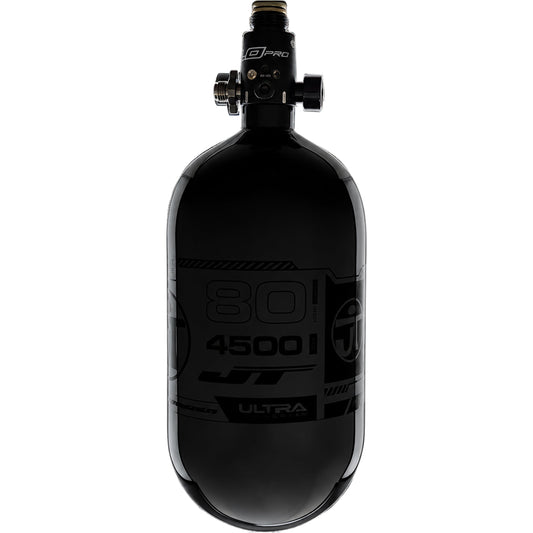 JT Ultra Light 80ci Tank w/ FLO Pro Reg - Gray with Black Logo