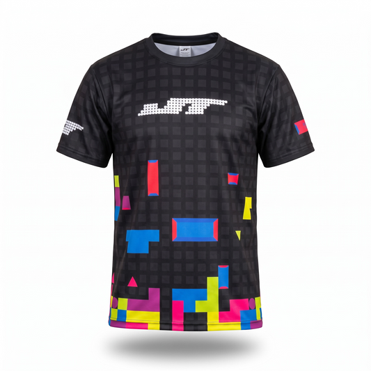 JT Stretchy Soft T Shirt - Gamer Series - Tetris