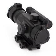 Valken 1x35 Multi-Reticle Red/Green Red Dot Sight (3 MOA) – Matte Black, upper left angel view