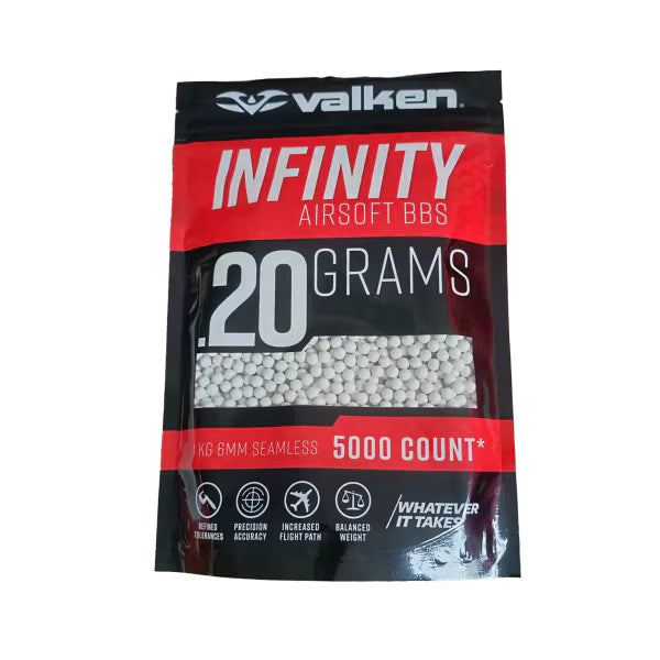 Valken Infinity 0.20g 5,000ct Airsoft BBs