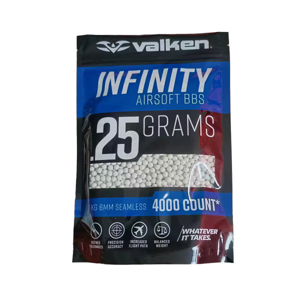 Valken Infinity 0.25g 4,000ct Airsoft BBs