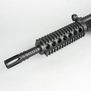 Valken SW-1 Blackhawk Whiskey Rig Paintball Marker muzzle and picatinny rail