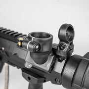 close up view of feed neck of Valken SW-1 Blackhawk Whiskey Rig Paintball Marker