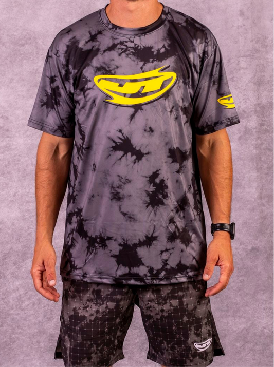 JT Stretch Air T-Shirt - Acid Drop - Black / Grey