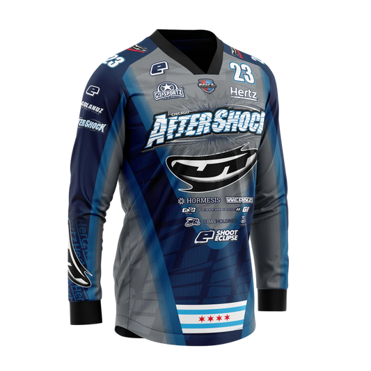 JT Odyssey Pro Series Paintball Jersey Gray – Front View