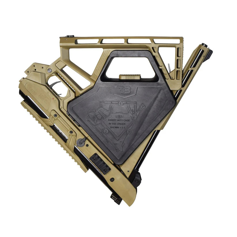 Black Bunker BM8 folded air rifle compact survival design