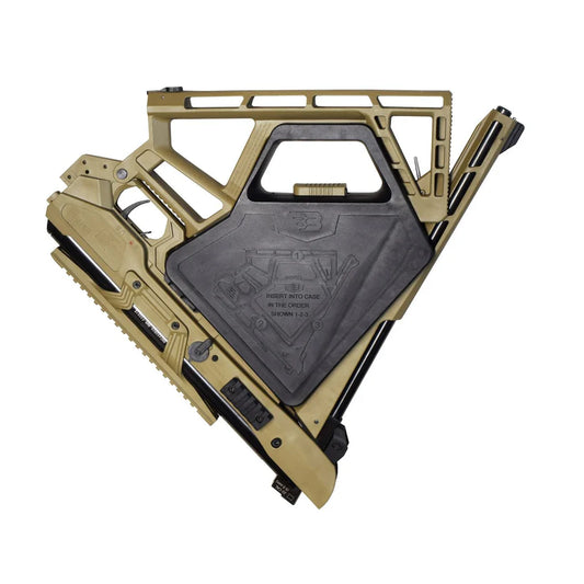 Black Bunker BM8 folded air rifle compact survival design