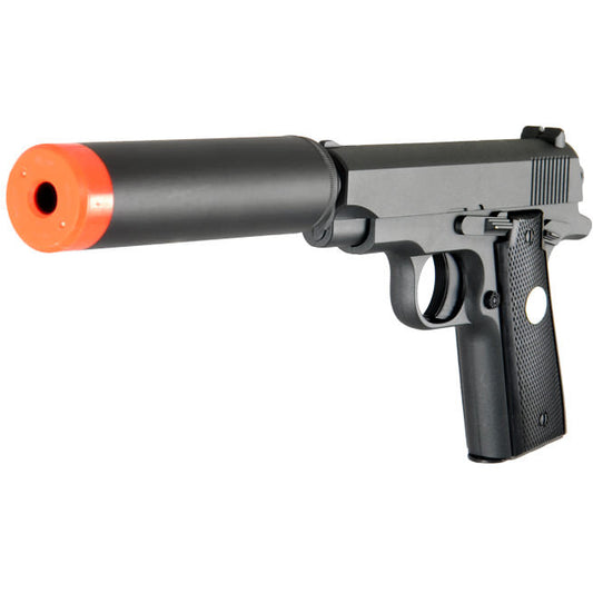 All NEW G2A Full Metal Airsoft Handgun bbs Pistol With Silencer