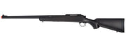 HFC Bolt Action CO2 Airsoft Sniper Rifle with black tactical finish, full left-side view