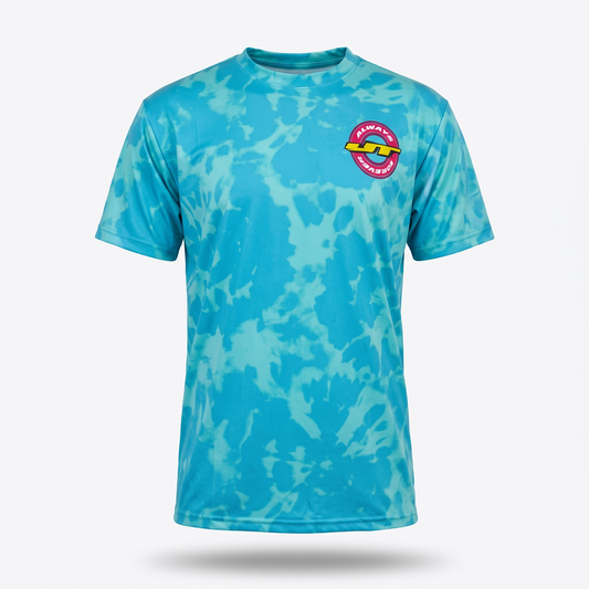 JT Stretchy Soft T Shirt - Acid Wash Always - Teal