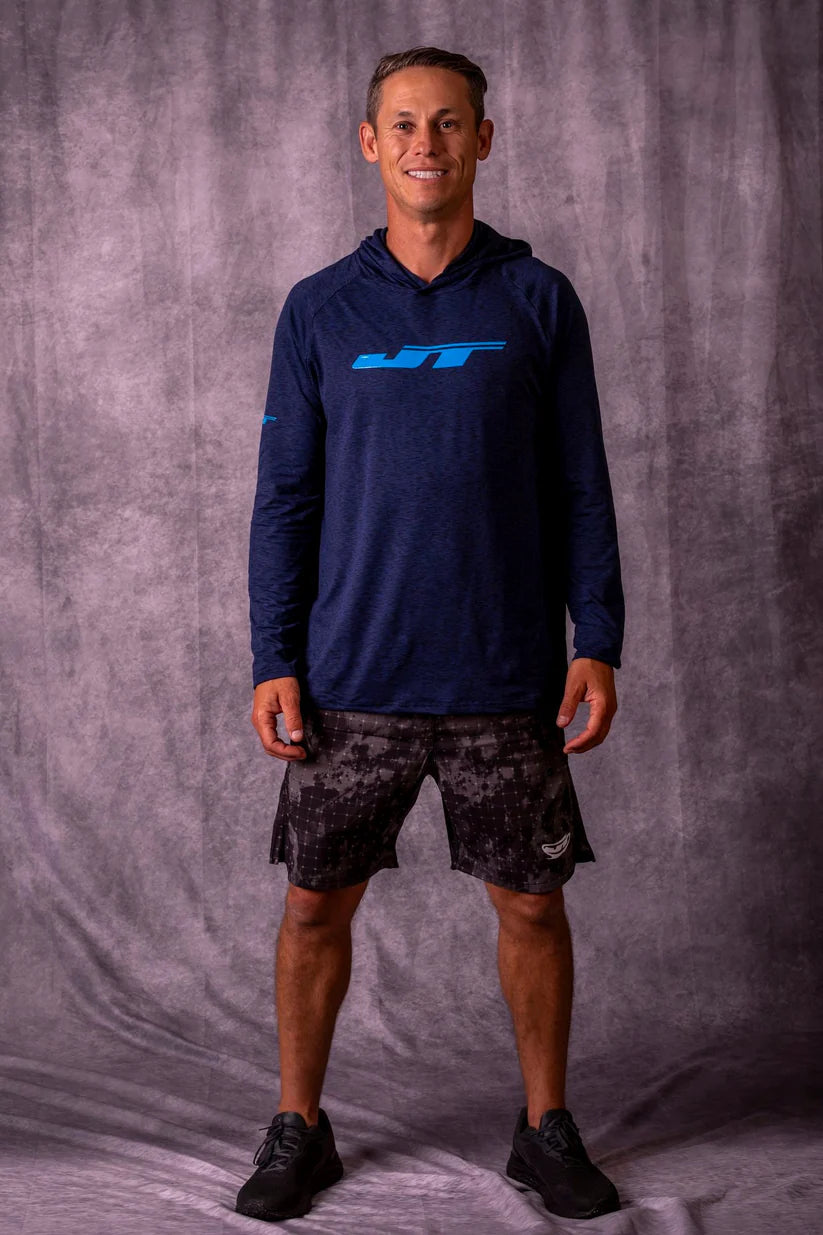 JT Venture Breeze Hoodie Admiral Blue front view