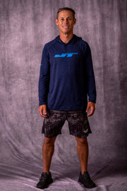JT Venture Breeze Hoodie Admiral Blue front view