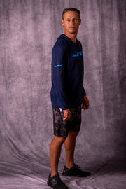 JT Venture Breeze Hoodie Admiral Blue left side view
