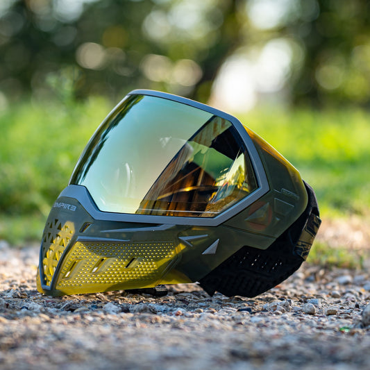 Empire EVS Crystal Clear / Olive ICE - Gold Mirror Lens