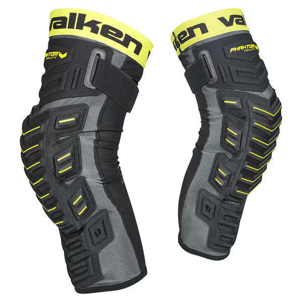 Valken Paintball Phantom Agility Knee Pads showing both left and right knee pads