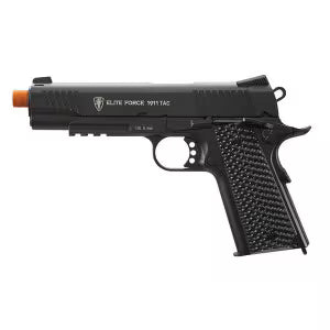 Elite Force 1911 TAC Gen3 CO2 Blowback Airsoft Pistol – Full Metal Sidearm, 6mm
