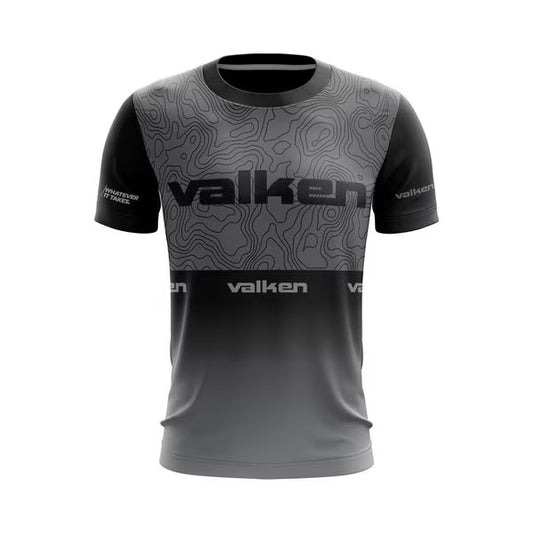 Valken Tech T-Shirt – Topo Gray | Lightweight Tactical Performance Tee