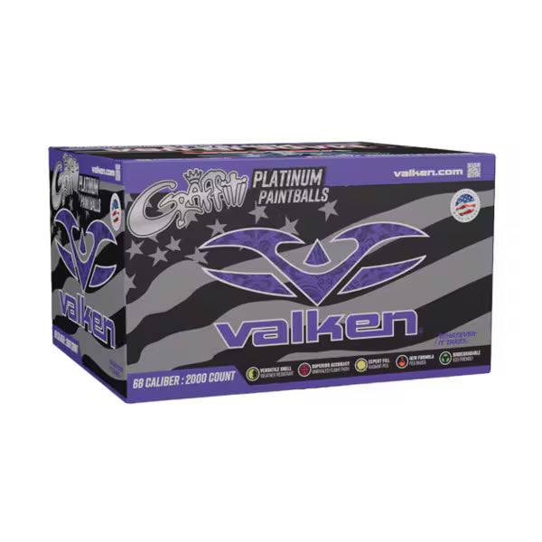Valken Four Trophy Paintballs - .68 Cal - 2,000ct Varies colors