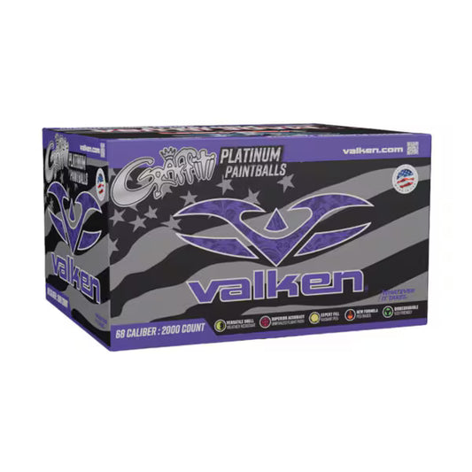 Valken Four Trophy Paintballs - .68 Cal - 2,000ct Varies colors