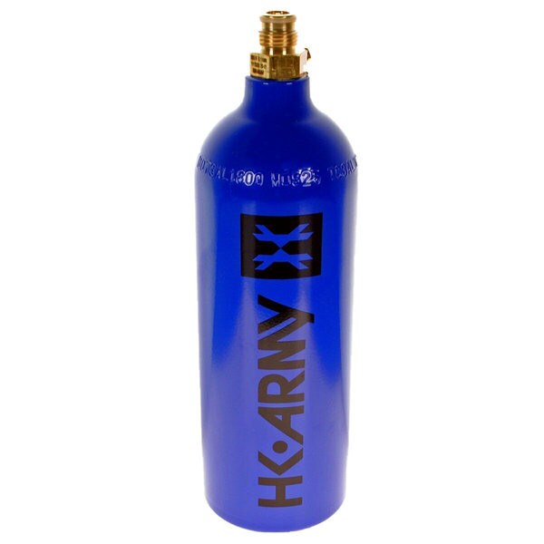 HK Army 20oz CO₂ Paintball Tank – Black, Red, Blue, Olive | Aluminum | DOT/TC Certified