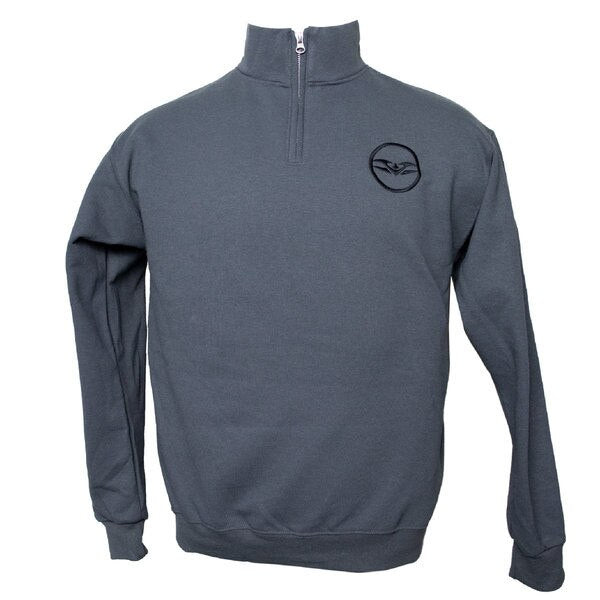 Pullover - Valken Circle 1/3 Zip with closed zipper Valken logo and long sleeves 