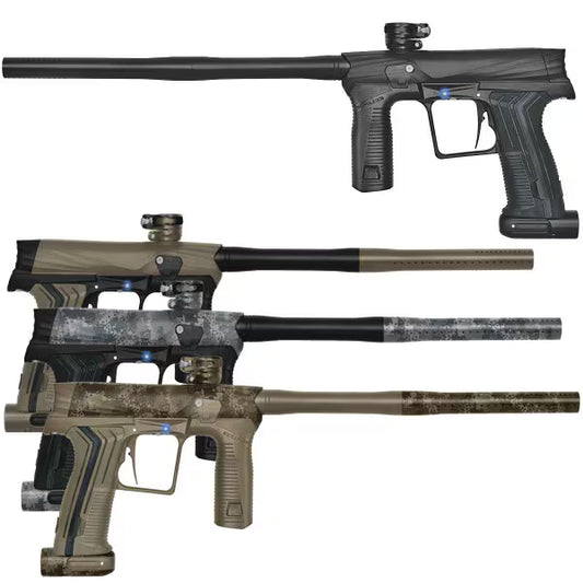 Eclipse Etha3 electronic paintball marker in Black, Earth/Black, HDE Earth, and HDE Urban colors”
