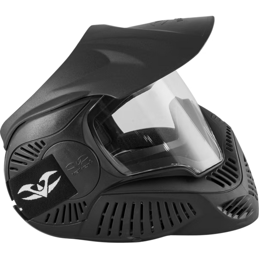 Side profile of Valken MI-3 field mask showing full-face coverage