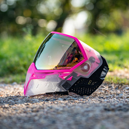 Empire EVS Crystal Clear / Pink w/ Gold Mirror Lens