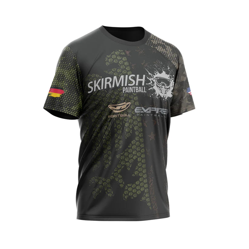 JT USA Skirmish ION Tech Tee black front view limited time edition