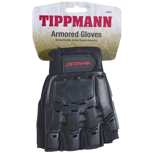Tippmann Armored Gloves – Front View Black