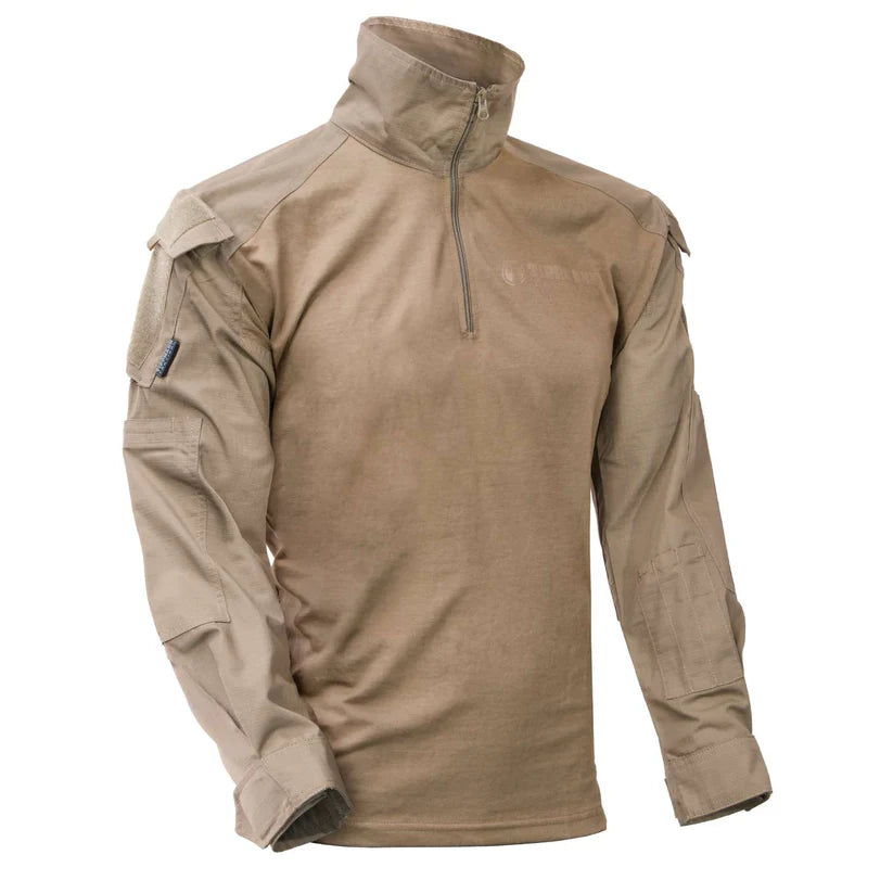 Tippmann Tactical TDU Shirt - Tan right angel view of the shirt