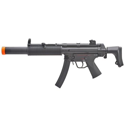 Umarex H&K MP5 A4/A5 Competition Series AEG Airsoft Rifle Kit in black with adjustable stock, high-capacity magazine, and authentic HK styling for CQB and tactical airsoft gameplay.