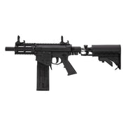 Valken M17 Magfed Paintball Marker Black full left side profile with 18-round magazine