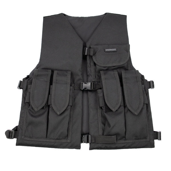 "Valken Bravo Padded Paintball Vest - Adjustable, Durable, Breathable