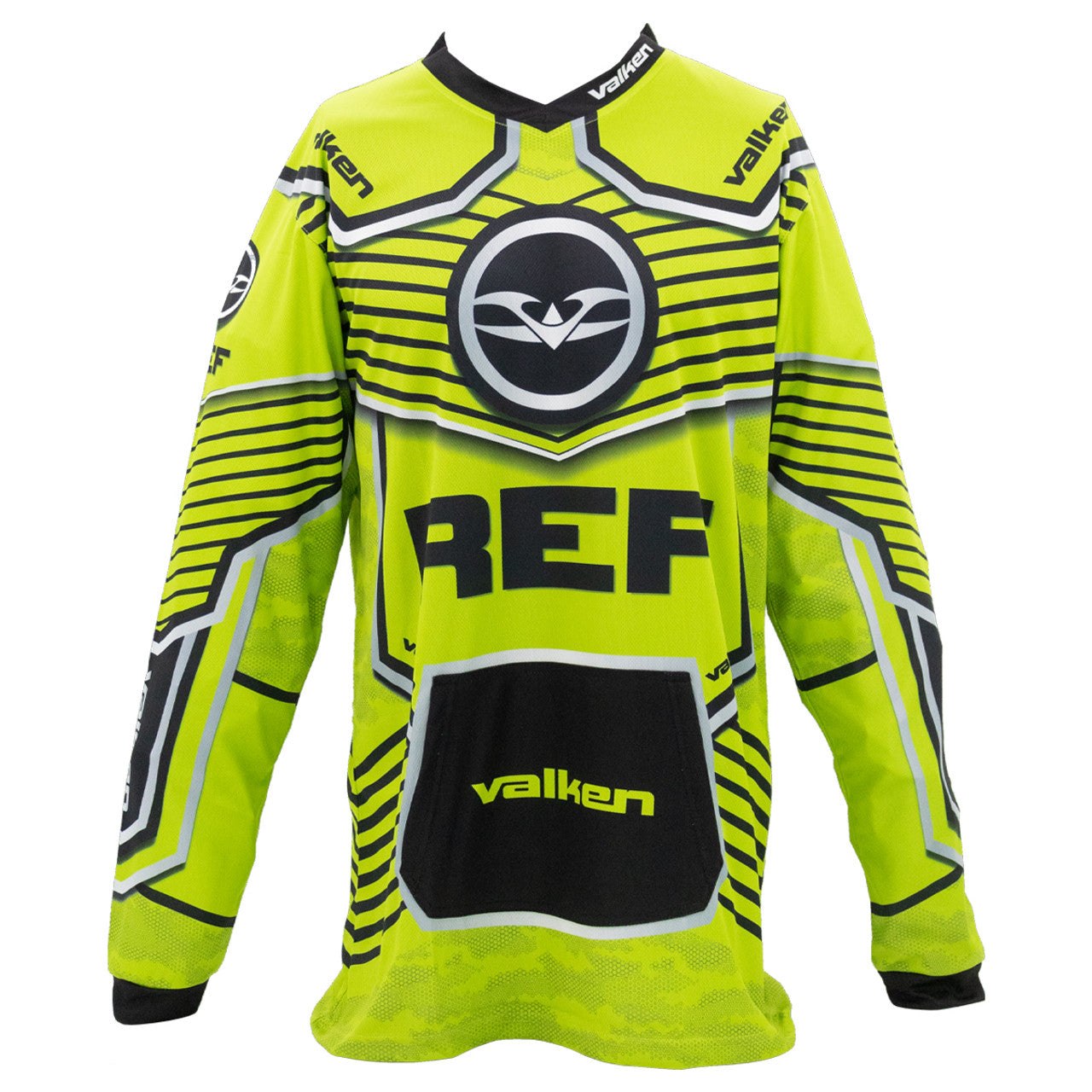 Valken Fate GFX Highlighter Longsleeve Referee Jersey | High Visibility and Performance