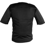Back view of the Valken Impact Padded Paintball Shirt with ergonomic design and breathable stretch fabric.