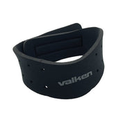 Valken Neoprene Paintball Neck Protector with ventilated neoprene construction, adjustable hook-and-loop closure, and embroidered Valken logo.