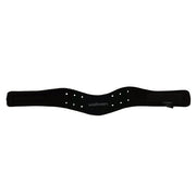 Flat front view of the Valken Neoprene Paintball Neck Protector displaying its curved padded profile, ventilation design, and adjustable fit.