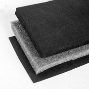 High-density foam padding insert used in the Valken Overshield Zombie Paintball Chest Protector for impact protection.