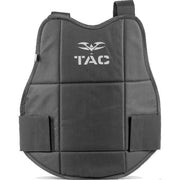 Back view of the Valken Reversible Paintball Chest Protector with adjustable straps for a secure and comfortable fit.