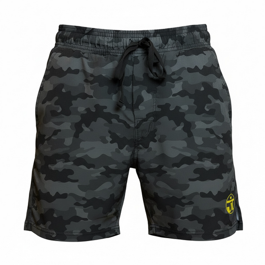 JT Venture Short - Camo - Black