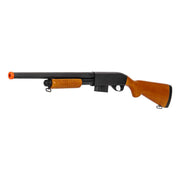 A&K M870 Real Wood Spring-Powered Metal Shotgun