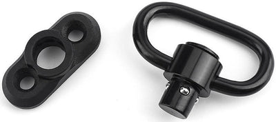 ACW M-LOK Quick Detach Sling Swivel Mount, Black - Secure Sling Attachment for M-LOK Rails