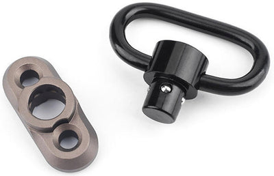 ACW M-LOK Quick Detach Sling Swivel Mount, Dark Earth - Secure Sling Attachment for M-LOK Rails