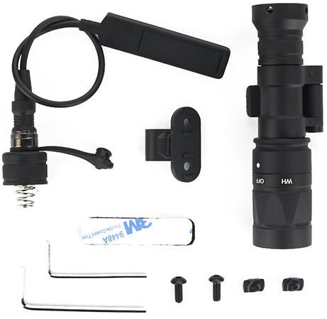ACW M340W Scout Light Pro 390 Lumens, Black with remote pressure switch and assembly kit