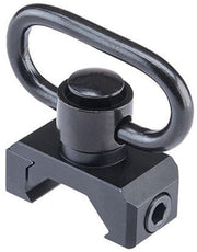 ACW Picatinny QD Sling Attachment Mount - Side View - Quick-Detach Sling Mount